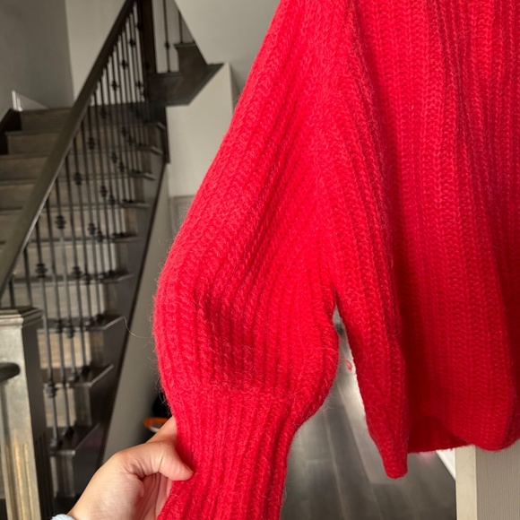 Sezane Emile Cardigan in Red - Picture 10 of 10